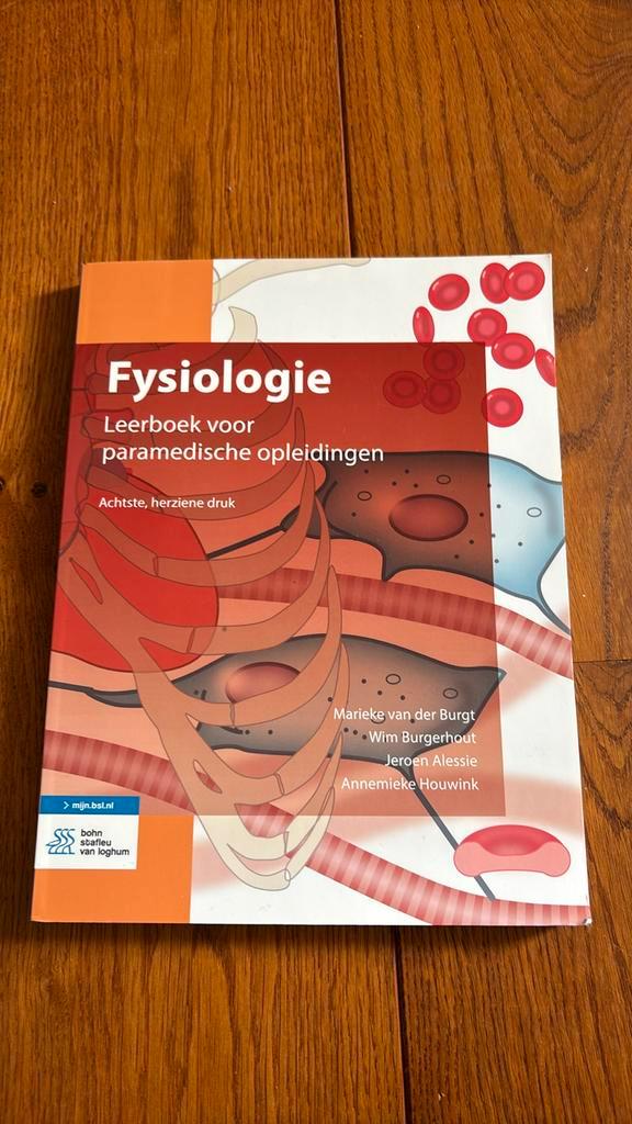 Fysiologie - Wim Burgerhout, Boeken, Studieboeken en Cursussen, Zo goed als nieuw, HBO, Ophalen of Verzenden