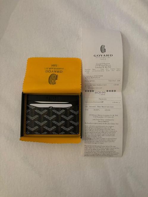 Goyard portemonnee, Sieraden, Tassen en Uiterlijk, Portemonnees, Nieuw, Zwart, Verzenden