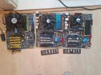 3x deluxe moderborden met processor en geheugen, Ophalen of Verzenden