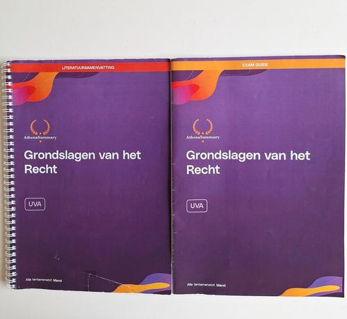 Grondslagen van het Recht AthenaSummary UvA Samenvat+Exam, Boeken, Studieboeken en Cursussen, Zo goed als nieuw, WO, Ophalen of Verzenden