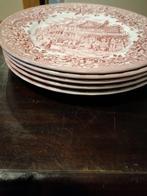 Royal Tudor dinerborden,rood, the 17th Century England 9stuk, Antiek en Kunst, Antiek | Servies los, Ophalen of Verzenden