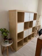 Ikea Kallax boekenkast beige met créme, Huis en Inrichting, Ophalen, Overige materialen, Gebruikt, 100 tot 150 cm
