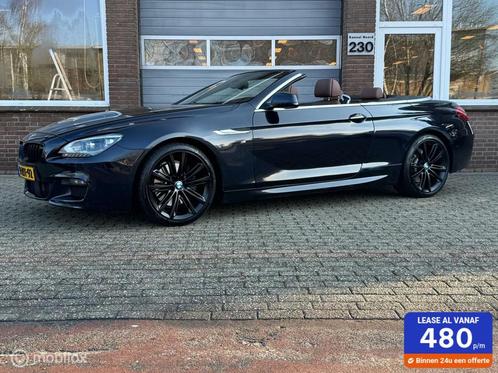 BMW 6-serie Cabrio 640i AUT M PAKKET LEDER/AIRCO/CRUISE, Auto's, BMW, Bedrijf, Te koop, 6-Serie, ABS, Airbags, Airconditioning