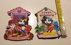 2 Disney magneten, Mickey & Minny, vintage jaren uit 1990, Verzamelen, Disney, Mickey Mouse, Ophalen of Verzenden, Zo goed als nieuw