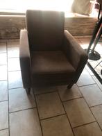 Stoffen Fauteuil, Huis en Inrichting, Ophalen, Hout, 75 tot 100 cm, Zo goed als nieuw