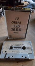 12 Great Elvis Presley Hits cassette, Gebruikt, 1 bandje, Ophalen of Verzenden, Origineel
