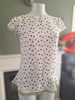Ted Baker polka dot crème top 1 S 36 Gratis Verzenden, Maat 38/40 (M), Overige kleuren, Verzenden, Zo goed als nieuw