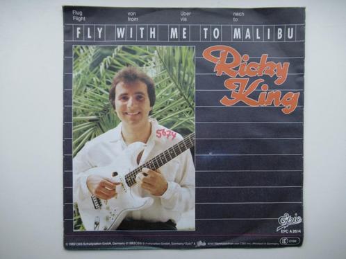 RICKY KING # FLY WITH ME TO MALIBU / AIRWAYS (INSTRUMENTAAL), Cd's en Dvd's, Vinyl | Nederlandstalig, Zo goed als nieuw, Levenslied of Smartlap