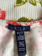 Gebloemde croptop UK2LA maat xs (2b30), Tweedehands verkoop, Tweedehands verkoop, Ophalen of Verzenden, Korte mouw