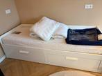 Ikea Brimnes bedbank en kast, Ophalen, Gebruikt, Wit, Tweepersoons