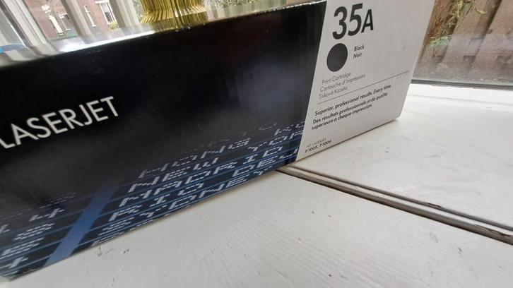 HP 35A LaserJet Zwart Cartridge, Computers en Software, Printerbenodigdheden, Nieuw, Ophalen of Verzenden