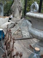 antieke FRANSE VIERKANTE TUINCLOCHE /cloche 62 x 62 cm, tuin, Antiek en Kunst, Ophalen