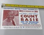Count Basie Show Flyer 22 November 1957 antiek Joe Williams, Ophalen of Verzenden, A, Foto of Kaart, A