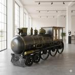 Minibar Wijnrek Stoomlocomotief Locomotief  Art. Nr.: 23782E, Huis en Inrichting, Ophalen, 5 tot 15 flessen, Nieuw, Metaal
