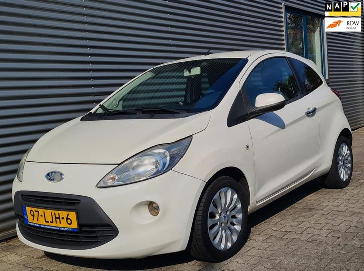 Ford Ka 1.2 Titanium X 04-2010 Crystal White 142dkm NAP!, Auto's, Ford, Bedrijf, Te koop, Ka, ABS, Airbags, Airconditioning, Boordcomputer