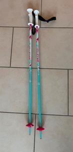 Skistokken Salomon kind 85 cm roze mint, Ophalen, Stokken, Salomon, Zo goed als nieuw