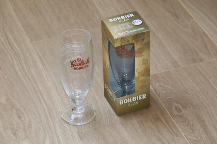 Grolsch Bokbier Glas NIEUW (2 stuks, prijs p.s.), Verzamelen, Biermerken, Nieuw, Glas of Glazen, Grolsch, Ophalen of Verzenden