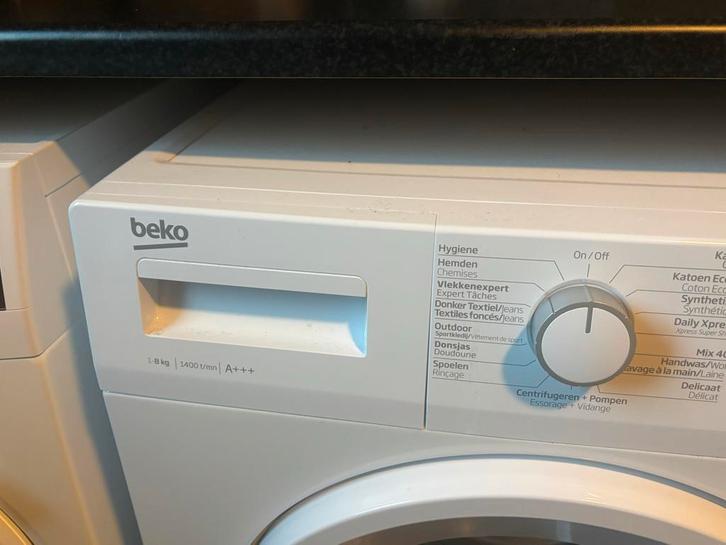Beko Wasmachine & AEG Droger - ook los te verkopen, Witgoed en Apparatuur, Wasmachines, Gebruikt, Voorlader, 6 tot 8 kg, 85 tot 90 cm