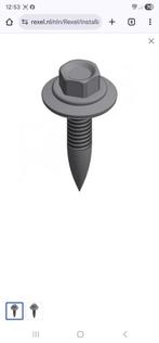 Van der valk smeltschroef 6x25mm rvs 300st, Ophalen of Verzenden, Nieuw, Rechthoekig, Minder dan 50 cm