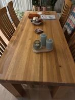 Massief Eiken Eettafel - 180x80, Huis en Inrichting, Ophalen, Eikenhout, 50 tot 100 cm, Zo goed als nieuw