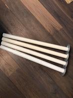 Ikea tafelpoten 70 cm verstelbaar wit. 3+1, Ophalen, Zo goed als nieuw, Rond, 50 tot 100 cm