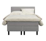 Boxcombinatie Varberg 5-delig - grijs - 120x200 cm, Huis en Inrichting, Slaapkamer | Boxsprings, Ophalen, Zo goed als nieuw, Twijfelaar