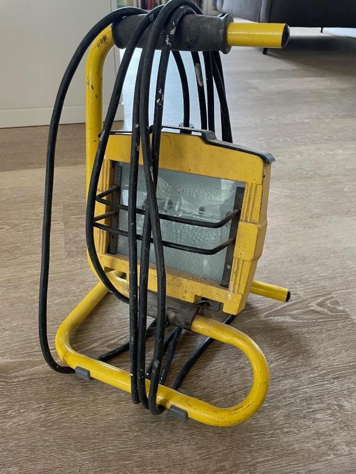 Bouwlamp, Doe-het-zelf en Verbouw, Bouwverlichting, Gebruikt, Lamp met armatuur, 500 watt of meer, Ophalen