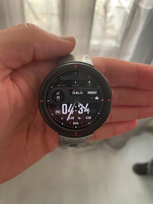 Amazfit Smartwatch, Sieraden, Tassen en Uiterlijk, Sporthorloges, Zo goed als nieuw, Android, Zwart, Ophalen of Verzenden