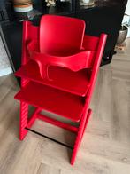 Nieuwstaat Stokke Tripp Trapp met Babyset nieuw model rood, Ophalen, Zo goed als nieuw, Meegroeistoel