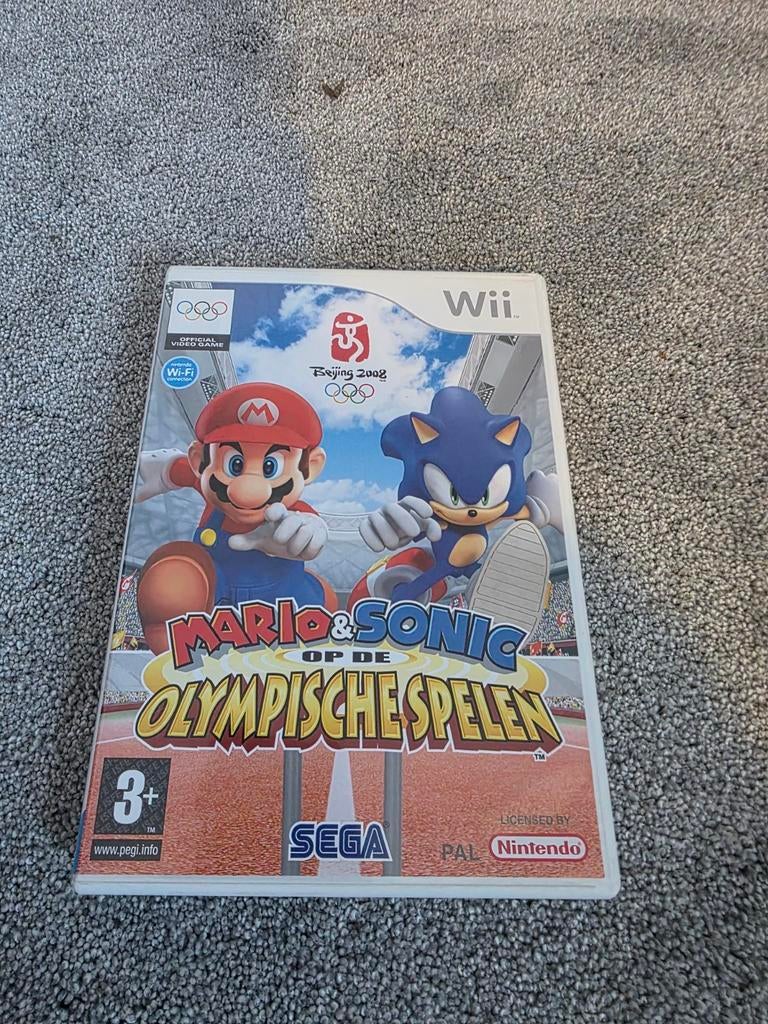 Mario & Sonic Olympische Spelen - Nintendo Wii, Ophalen of Verzenden, Zo goed als nieuw, Eén computer, Sport