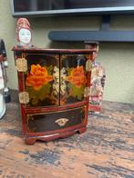 Chinees sieradenkastje kist Chinese aziatisch sieradenkist, Verburgt Vintage, Gebruikt, Ophalen of Verzenden, https://verburgtvintage.nl/#contact