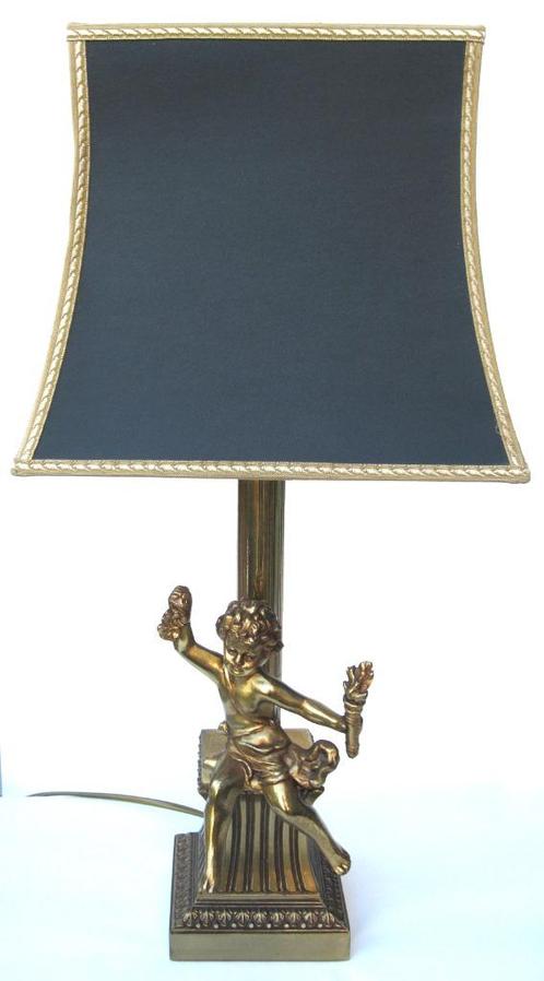 Opmerkelijke Hollywood Regency lamp Deknudt, Antiek en Kunst, Antiek | Lampen, Ophalen