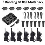 Baofeng BF 88e 6 pack portofoon multi laad station | NIEUW, Verzenden, Nieuw, Portofoon of Walkie-talkie, Handsfree-functie