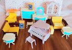 Vintage plastic poppenhuis meubels Jean W.Germany Modella, Verzamelen, Poppenhuizen en Toebehoren, Ophalen of Verzenden, Zo goed als nieuw