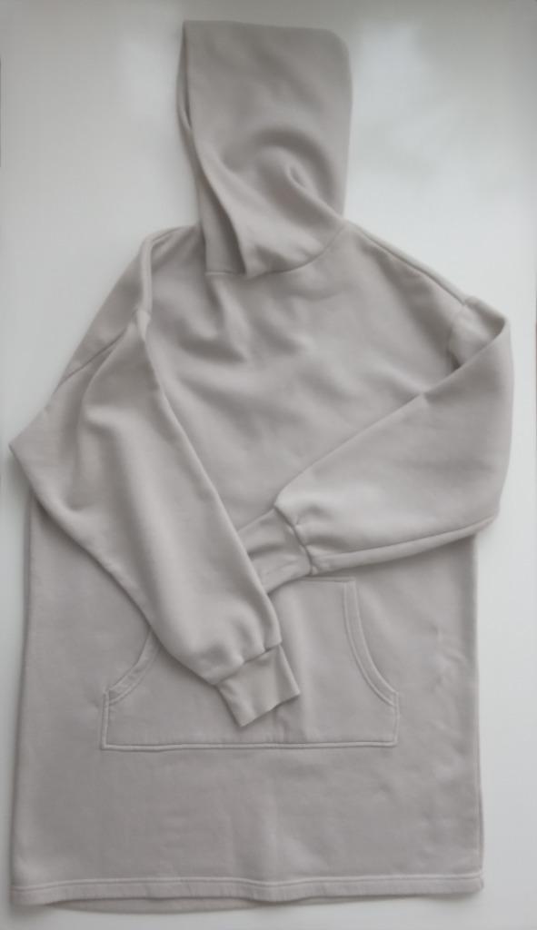 H&M Divided grijze sweatshirt jurk, maat M, Kleding | Dames, Jurken, Zo goed als nieuw, Maat 38/40 (M), Grijs, Boven de knie, Verzenden