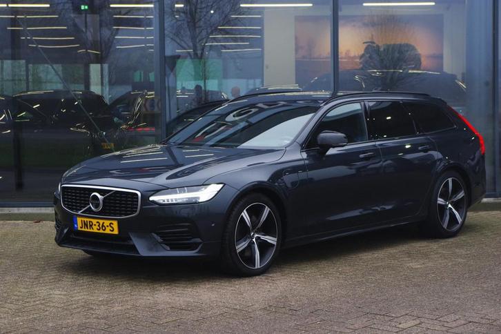 Volvo V90 2.0 T8 AWD R-Design 390 PK, Rondomzicht Camera, H/, Auto's, Volvo, Bedrijf, Te koop, V90, 4x4, ABS, Achteruitrijcamera