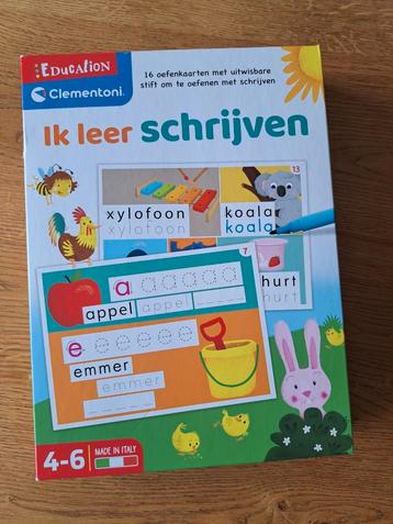 Ik leer schrijven clementoni beschikbaar voor biedingen