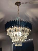Moderne chique kristallen hanglamp – Eric Kuster stijl, Ophalen, Zo goed als nieuw, Glas