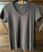Bruine top, shirt, damestop V-hals korte mouw; LOGG H&M; XL, Bruin, Maat 46/48 (XL) of groter, Ophalen of Verzenden, Zo goed als nieuw