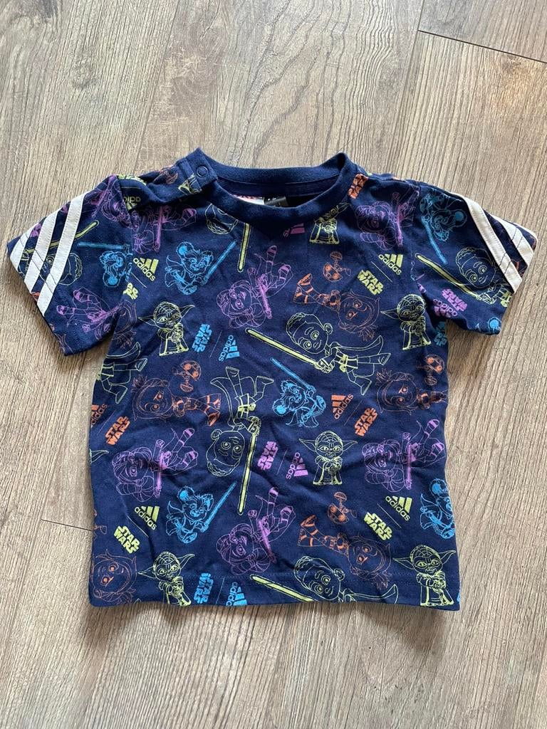 Adidas t-shirt Star Wars maat 68, Ophalen of Verzenden, Gebruikt, Jongetje of Meisje, Shirtje of Longsleeve