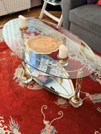 glas salontafel, Ophalen, Gebruikt, 100 tot 150 cm, Klassiek