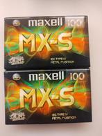 Maxell MX-S 100 cassettes 2 stuks MXS100, Overige genres, Nieuw in verpakking, Onbespeeld, Verzenden
