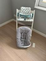 Stokke tripp trapp trip trap kinderstoel met newborn, Kinderen en Baby's, Kinderstoelen, Ophalen, Zo goed als nieuw, Meegroeistoel