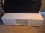 Ikea  tv-meubel Byas  wit hoogglans, 150 tot 200 cm, Minder dan 100 cm, 25 tot 50 cm, Zo goed als nieuw