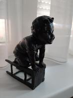 Bronzen beeld kleuter, Antiek en Kunst, Antiek | Koper en Brons, Ophalen of Verzenden