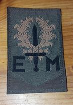 Defensie mouwembleem 1e divisie 7 december GVT, Verzamelen, Ophalen of Verzenden, Landmacht, Nederland, Embleem of Badge