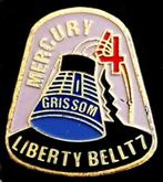 Mercury Liberty Bellt 7 ruimtevaart pin, Verzamelen, Verzenden, Nieuw, Transport, Speldje of Pin