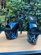 Pleaser Hakken Maat 40 - Glow in the Dark, Kleding | Dames, Ophalen of Verzenden, Zo goed als nieuw, Zwart