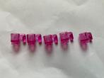 Lego 3899 Beker transparant roze 5 stuks, Ophalen, Nieuw, Losse stenen, Lego