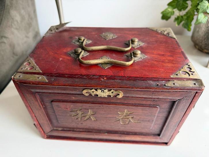 Antiek mahjong been bamboe majong, Hobby en Vrije tijd, Gezelschapsspellen | Overige, Ophalen of Verzenden